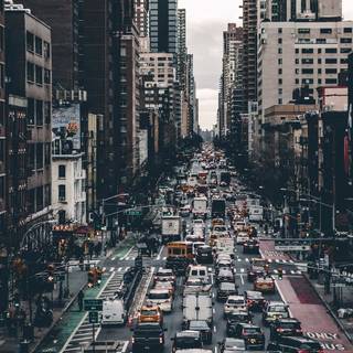 iPhone X 4k city wallpaper