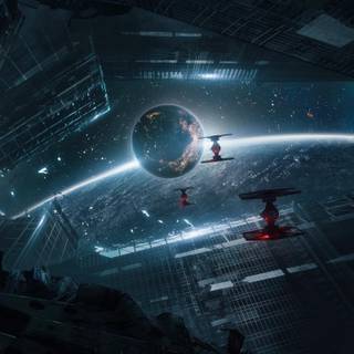 Star Wars galaxy 4k wallpaper