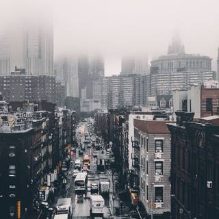 iPhone X 4k city wallpaper