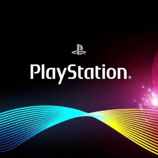PlayStation neon wallpaper
