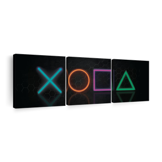 PlayStation neon wallpaper