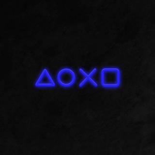 PlayStation neon wallpaper