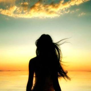 Alone sunset wallpaper