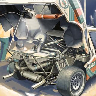 Group B rally car wallpaper