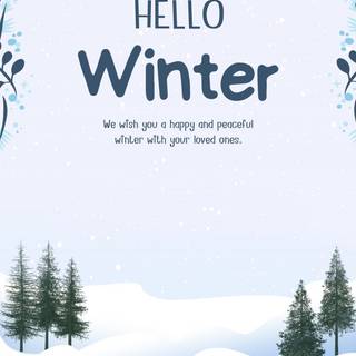 Winter poster wallpaper