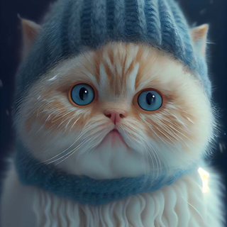 Cute kittens winter wallpaper