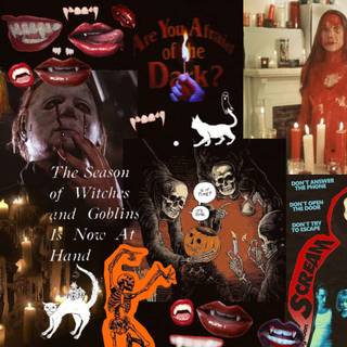 Halloween horror aesthetic wallpaper