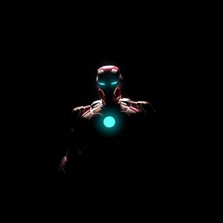 Iron Man black 4k wallpaper