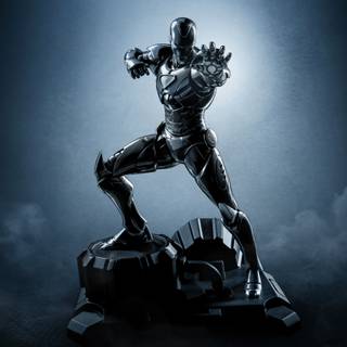 Iron Man black 4k wallpaper