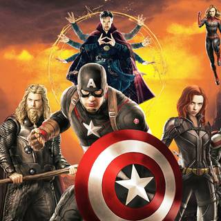 Marvel poster 4k wallpaper