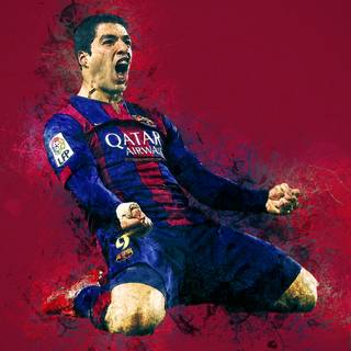 Luis Suarez 4k wallpaper