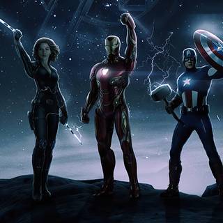 Iron Man black 4k wallpaper