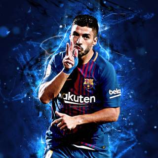 Luis Suarez 4k wallpaper