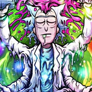 Rick and Morty phone 4k wallpaper