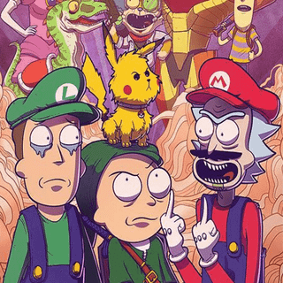 Rick and Morty phone 4k wallpaper