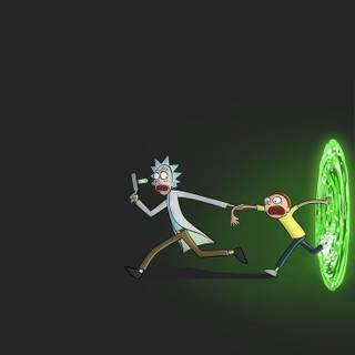Rick and Morty phone 4k wallpaper