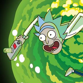 Rick and Morty phone 4k wallpaper