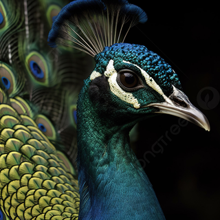 Female peacocks wallpaper