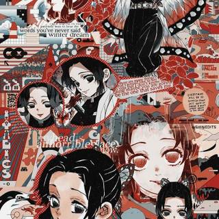 Nezuko collage wallpaper