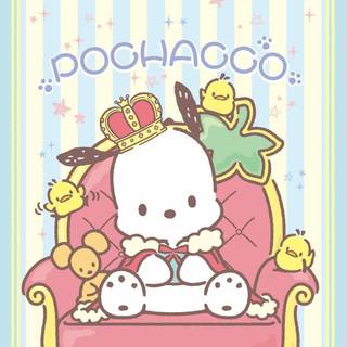 Pochacco and Hello Kitty wallpaper