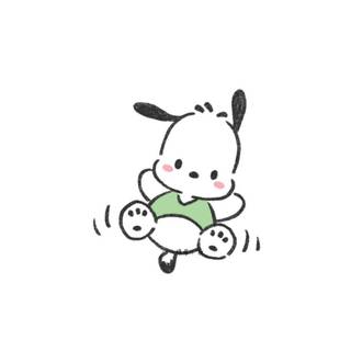 Pochacco and Hello Kitty wallpaper