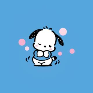 Pochacco and Hello Kitty wallpaper