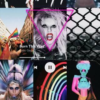 Lady Gaga Born This Way wallpaper