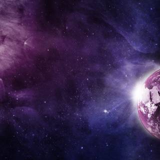 Purple Chromebook wallpaper