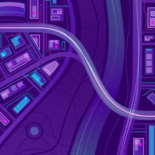 Purple Chromebook wallpaper