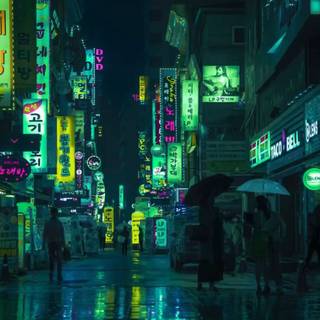 Green Japan wallpaper