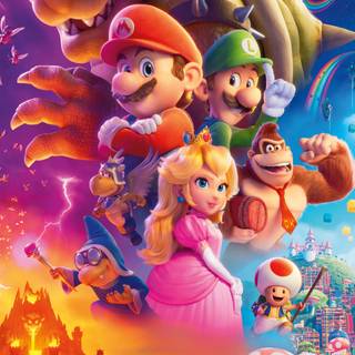 Super Mario 4k iPhone wallpaper