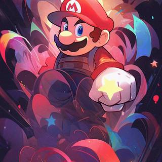 Super Mario 4k iPhone wallpaper