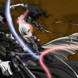 Girls samurai PC wallpaper