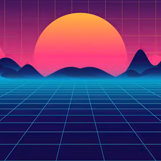 Retro 8k wallpaper