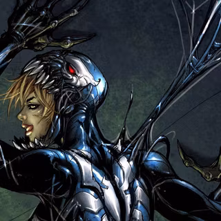 Venom girl art wallpaper