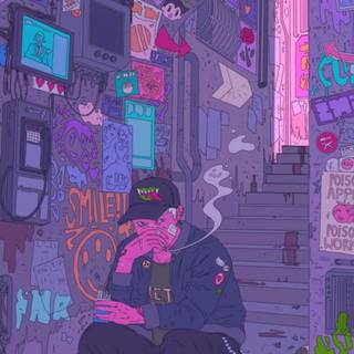 Old school iPhone wallpaper