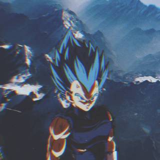 Vegeta aesthetic PFP wallpaper