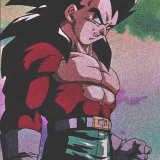 Vegeta aesthetic PFP wallpaper