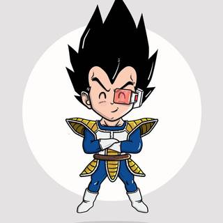 Vegeta aesthetic PFP wallpaper