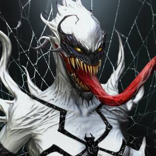 Venom girl art wallpaper