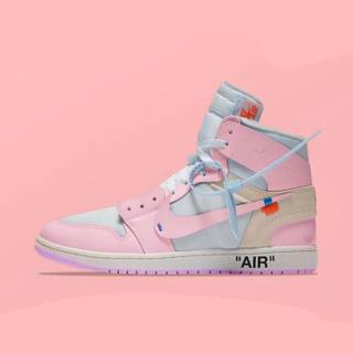 Pink Nike shoes wallpaper