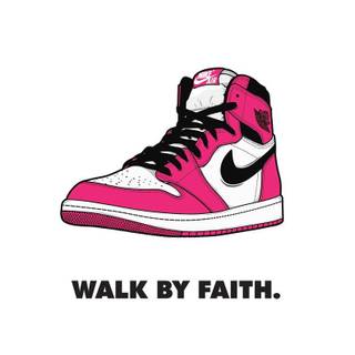 Pink Nike shoes wallpaper