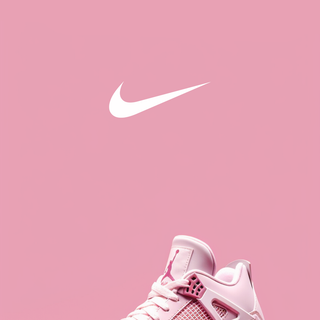 Pink Nike shoes wallpaper