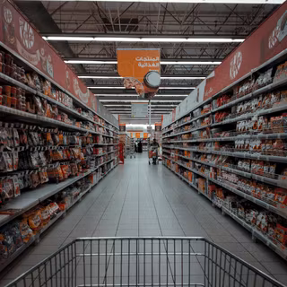 Family shopping wallpaper