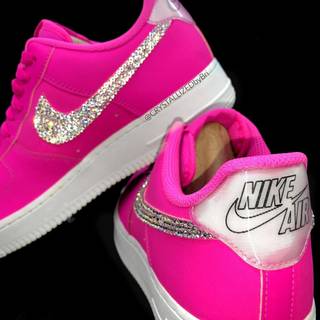 Pink Nike shoes wallpaper