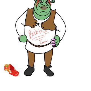 Drip Shrek wallpaper