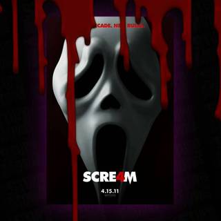 Scream drippy wallpaper