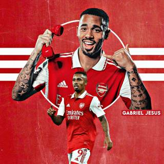 Gabriel Jesus Arsenal 2023 wallpaper