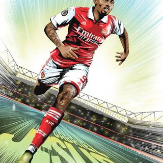 Gabriel Jesus Arsenal 2023 wallpaper