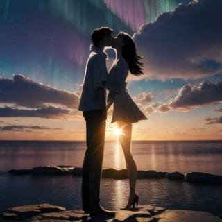 4k kissing wallpaper